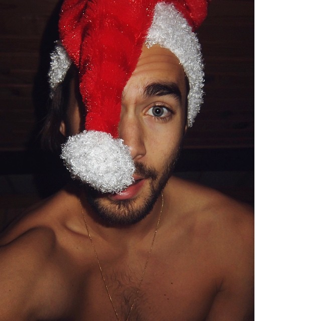 Nicolas Simoes poses for an infectious X-mas picture