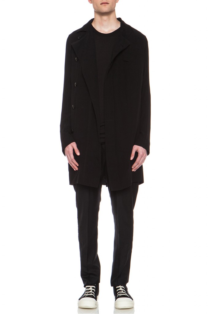 Rick Owens Silk Trench