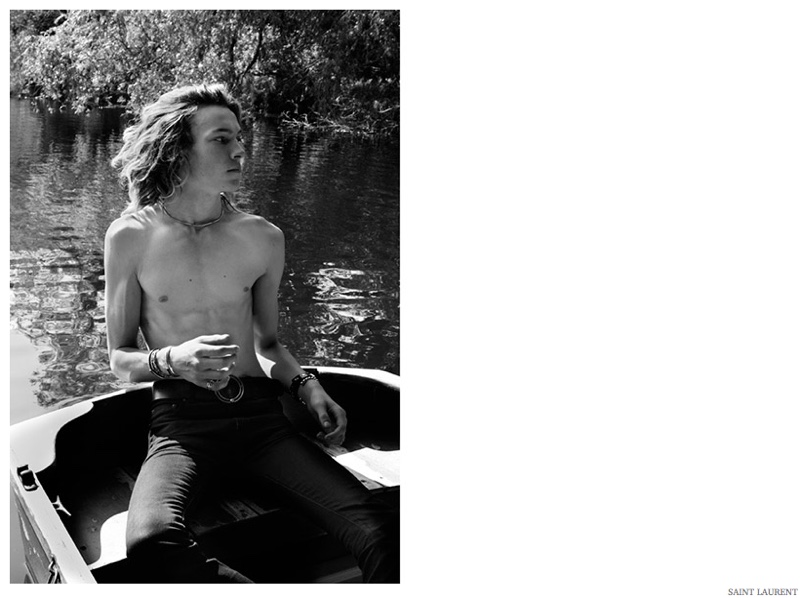 Saint Laurent Spring 2015 Men Look Book Collection Psych Rock