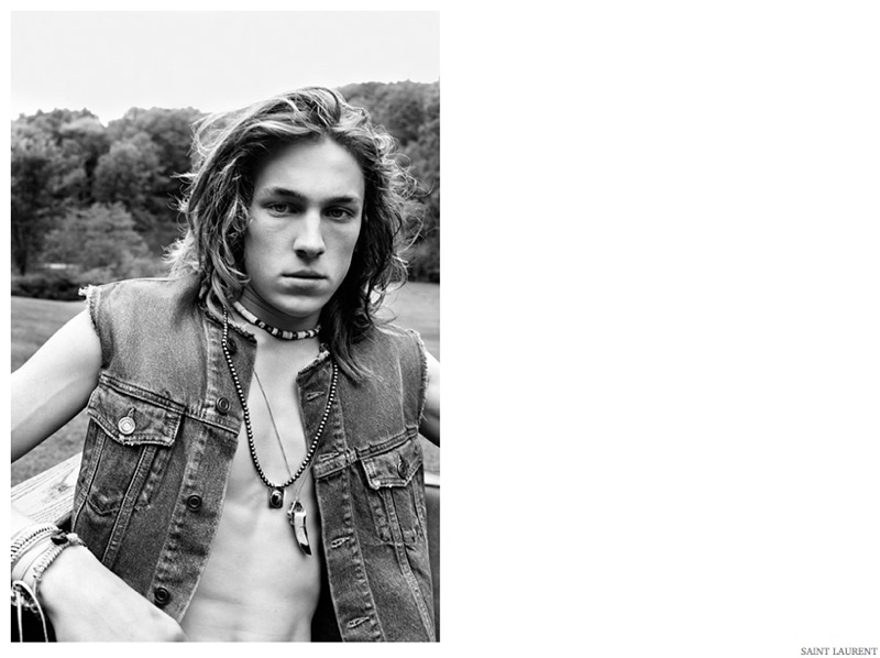 Saint Laurent Spring 2015 Men Look Book Collection Psych Rock