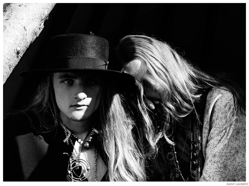 Saint Laurent Spring 2015 Men Look Book Collection Psych Rock