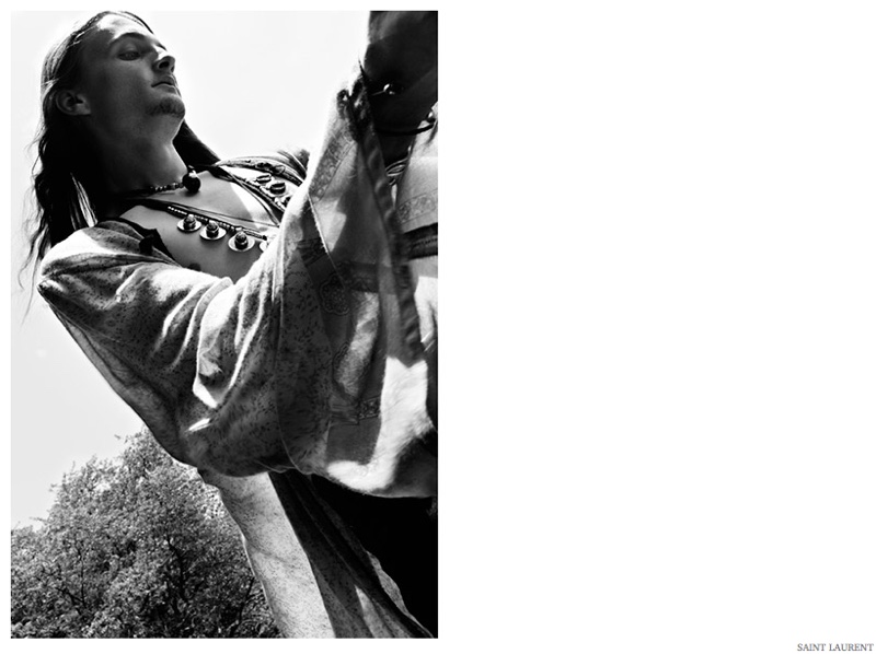 Saint Laurent Spring 2015 Men Look Book Collection Psych Rock