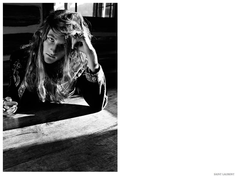 Saint Laurent Spring 2015 Men Look Book Collection Psych Rock