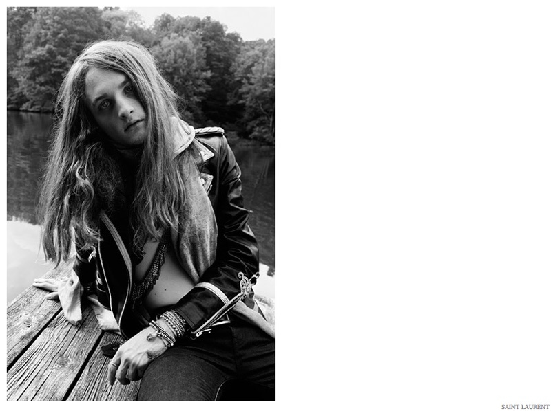 Saint Laurent Spring 2015 Men Look Book Collection Psych Rock