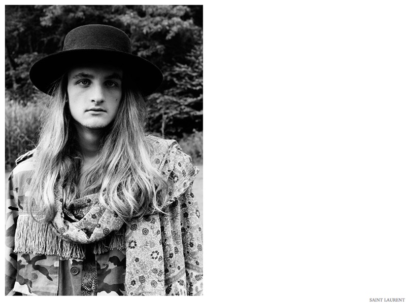 Saint Laurent Spring 2015 Men Look Book Collection Psych Rock
