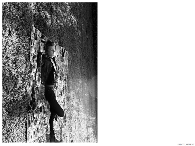 Saint Laurent Spring 2015 Men Look Book Collection Psych Rock