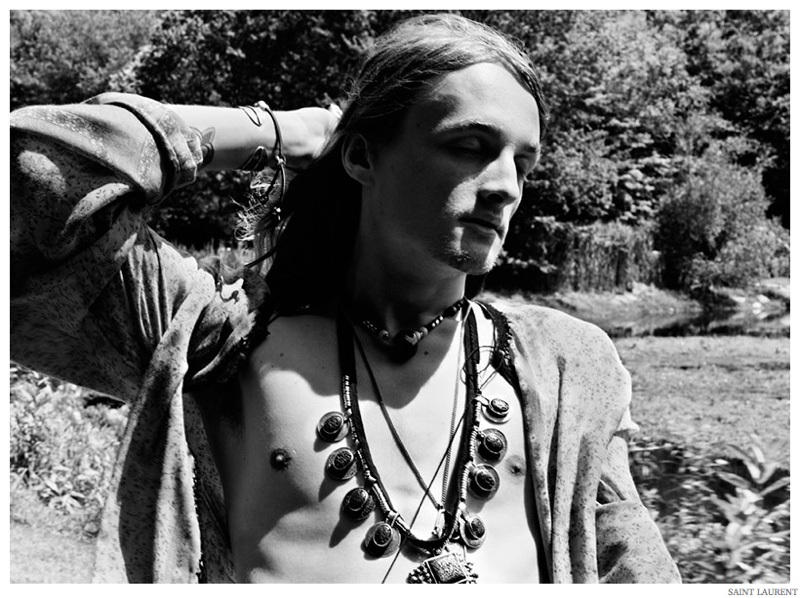 Saint Laurent Spring 2015 Men Look Book Collection Psych Rock
