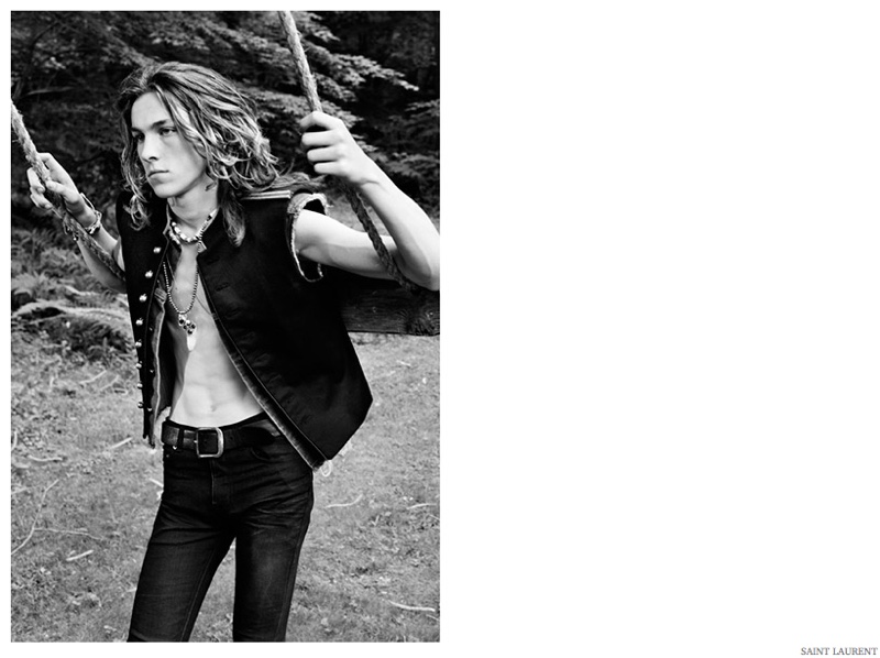 Saint Laurent Spring 2015 Men Look Book Collection Psych Rock