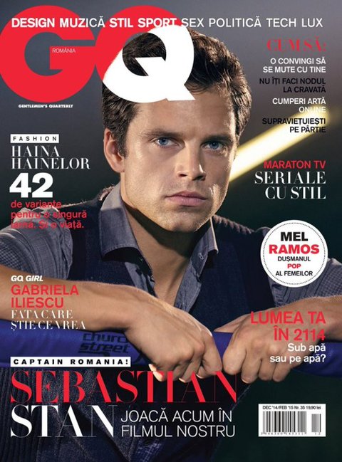 Sebastian Stan GQ Romania Cover