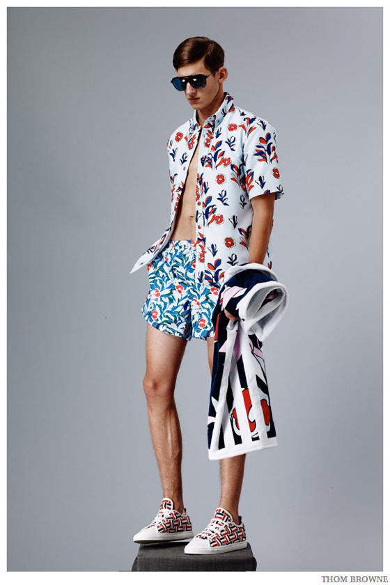 Thom Browne Embraces Beach Ready Fashions + Nautical Styles for Spring 2015 Collection