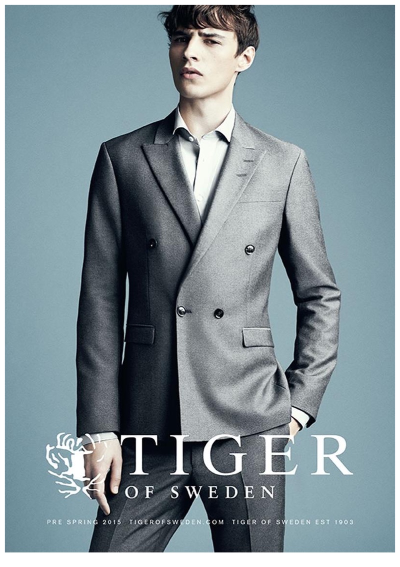 Adrien Sahores Fronts Tiger of Sweden Pre-Spring 2015 Campaign
