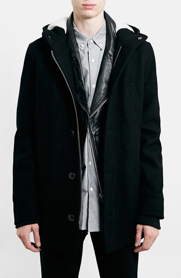 Topman Fishtail Parka with Hood