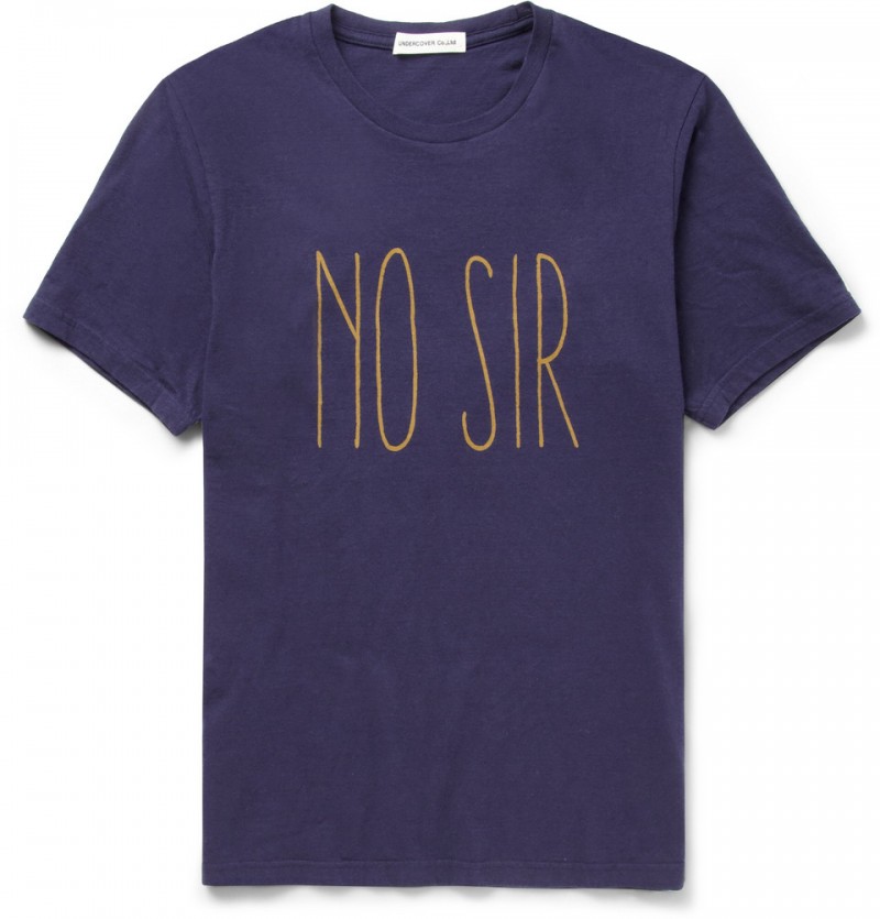 Undercover No Sir Printed T-Shirt