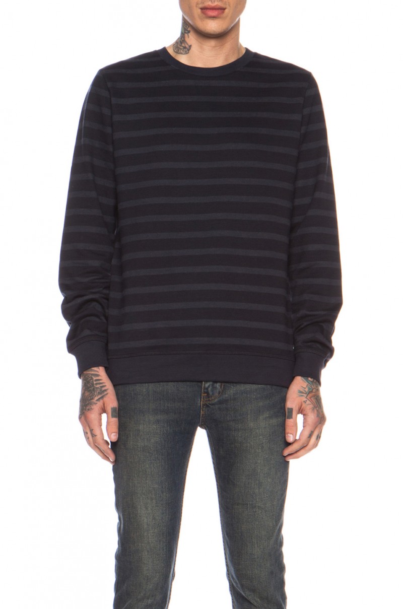 APC-Striped-Cotton-Sweatshirt
