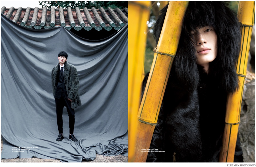 Elle Men Hong Kong Showcases Decadent Men’s Furs