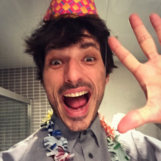 The always energetic Andres Velencoso Segura is the life of the party