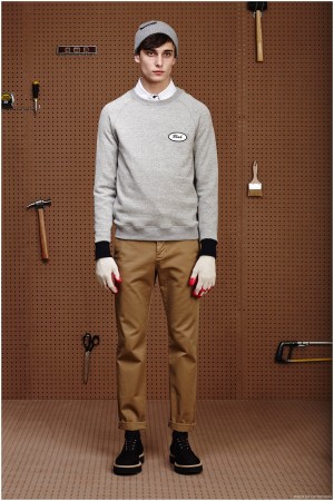 Band of Outsiders Fall Winter 2015 Menswear Collection Look Book 003