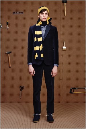 Band of Outsiders Fall Winter 2015 Menswear Collection Look Book 016