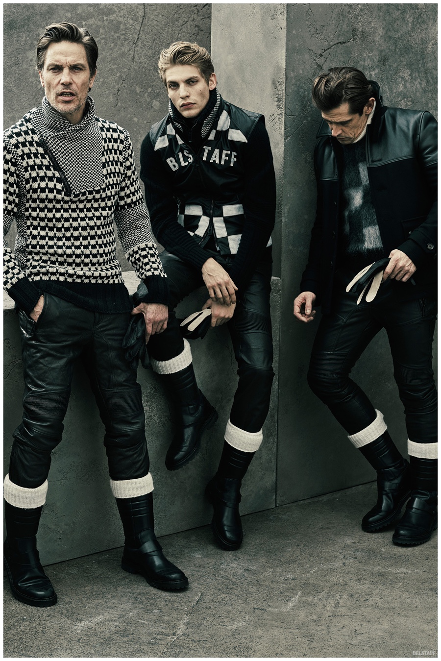 Belstaff Fall/Winter 2015 Menswear Collection is Moto Chic