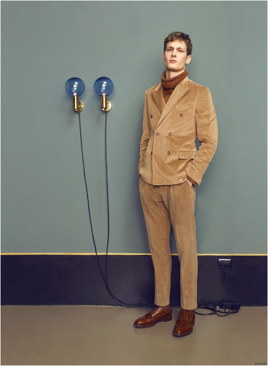 Boglioli Fall/Winter 2015 Menswear Collection Features Shorter Jackets & High Waist Trousers