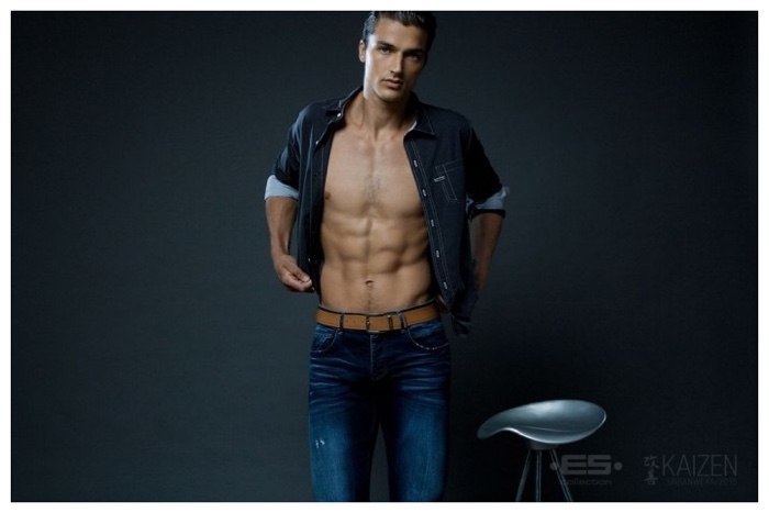 Brent Clancy Rocks Denim for ES Collection