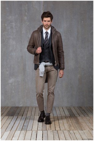 Brunello Cucinelli Fall Winter 2015 Menswear Collection Look Book 003