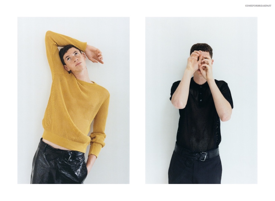 COMEFORBREAKFAST Evokes Childhood for Clean, Minimal Men’s Silhouettes: Spring 2015 Campaign
