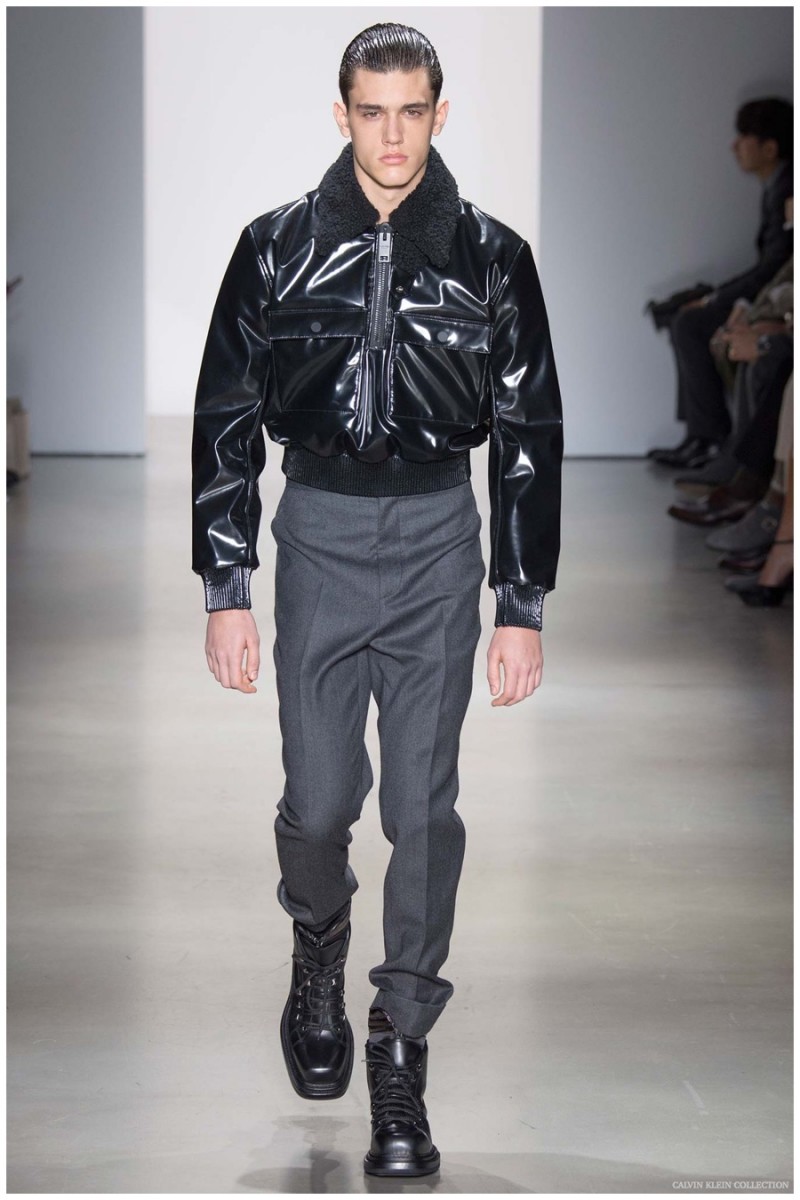 vrijgesteld Vrijwillig Duplicaat Calvin Klein Collection Fall/Winter 2015: Animal Prints & Vinyl Deliver  Combative Fashions – The Fashionisto