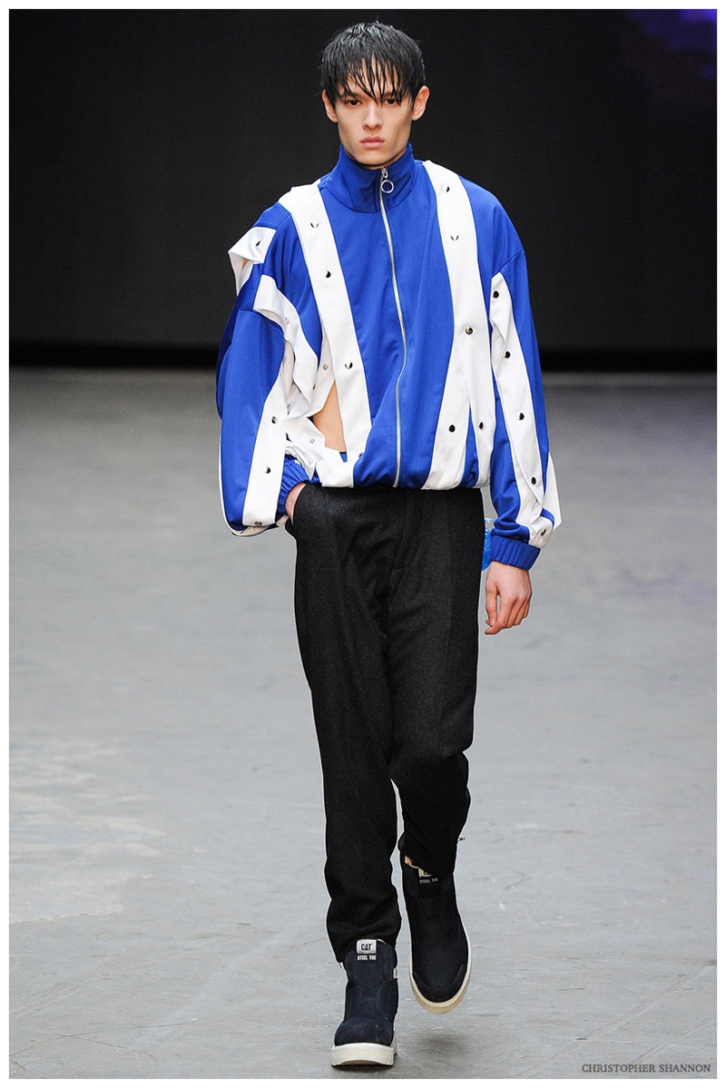 Christopher Shannon, Astrid Andersen & Shaun Samson Bring Sporty Fashions to London Collections: Men Fall/Winter 2015