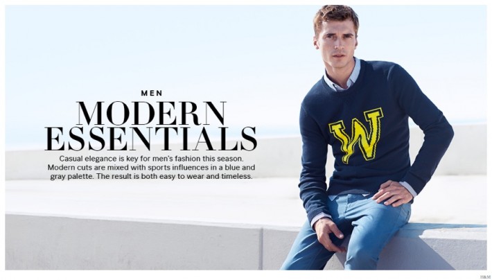 Clément Chabernaud Rocks Modern Men's Essentials for H&M – The Fashionisto