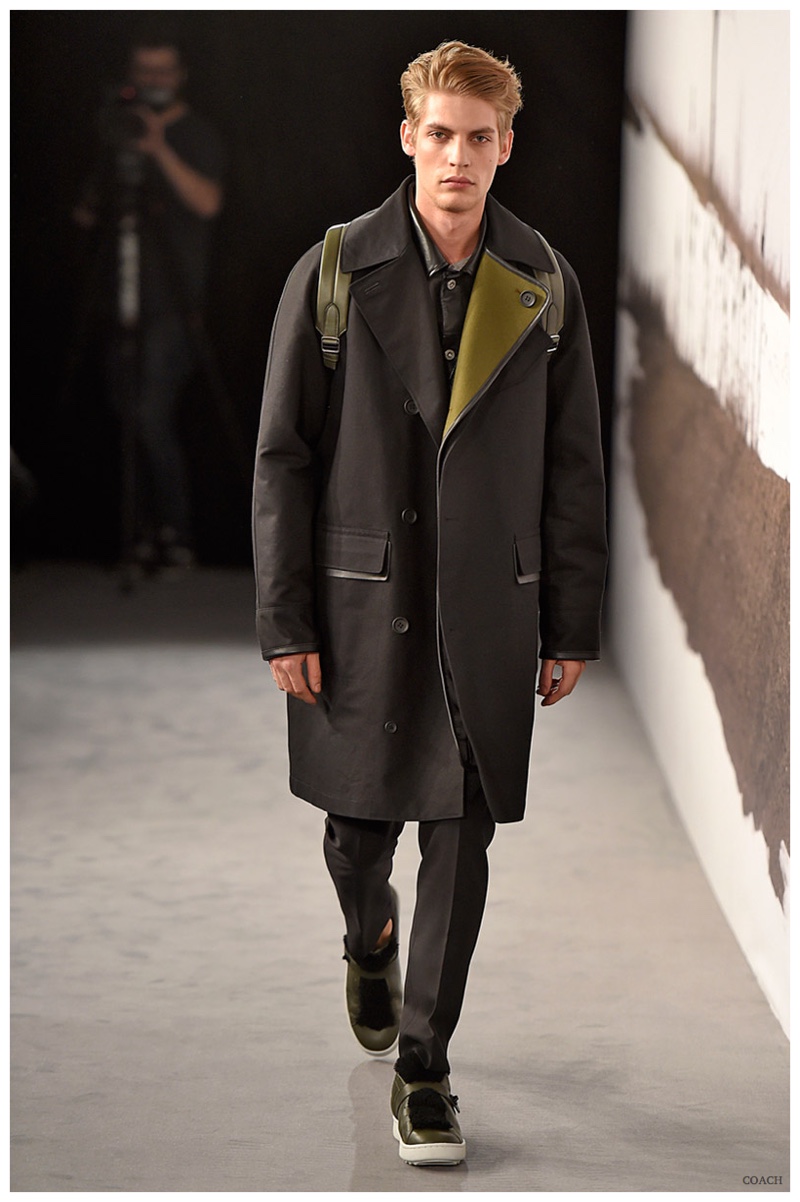 Coach Takes to London Collections: Men with Luxe Outerwear Clad Fall ...