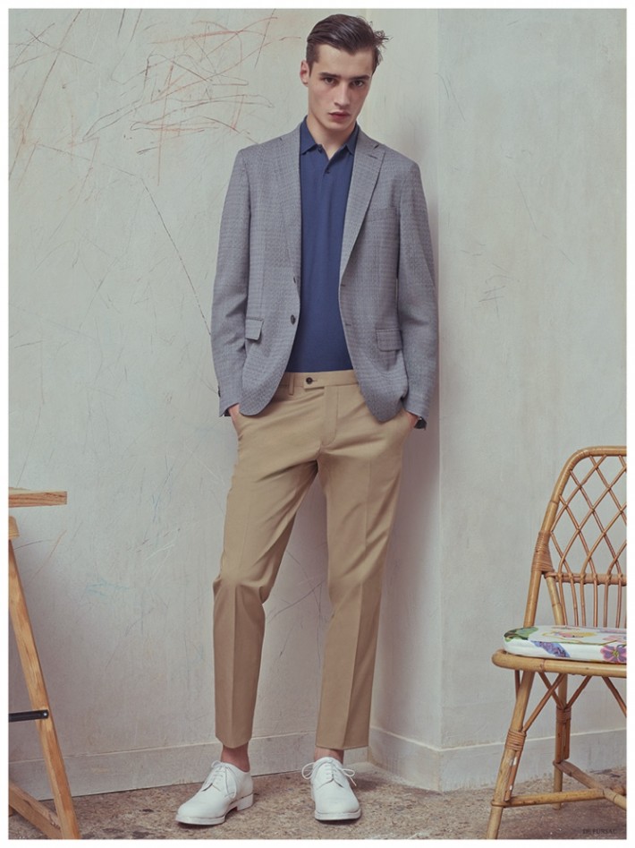 De Fursac Adds a Pop of Color for Spring/Summer 2015 Menswear ...