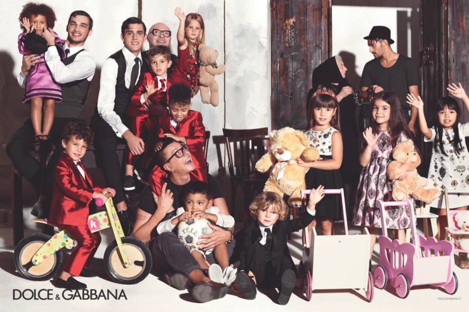 Designers Dolce & Gabbana are Surrounded by Kids for Charming Spring/Summer 2015 Bambini Campaign