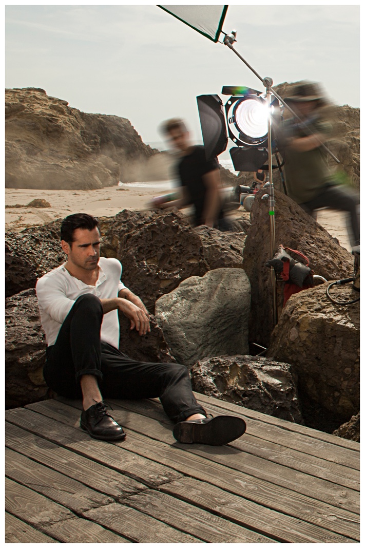 Dolce Gabbana Colin Farrell Shoot Behind the Scenes 014