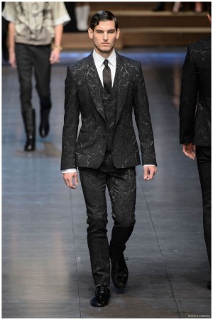 Dolce Gabbana Menswear Fall Winter 2015 Collection Milan Fashion Week 003