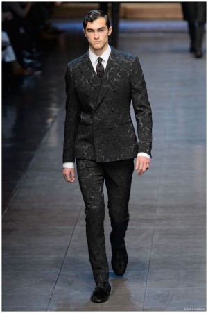 Dolce Gabbana Menswear Fall Winter 2015 Collection Milan Fashion Week 005