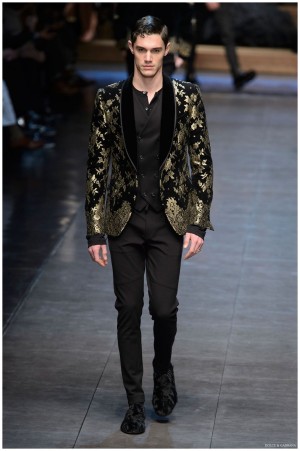 Dolce Gabbana Menswear Fall Winter 2015 Collection Milan Fashion Week 023