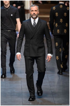 Dolce Gabbana Menswear Fall Winter 2015 Collection Milan Fashion Week 029