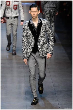 Dolce Gabbana Menswear Fall Winter 2015 Collection Milan Fashion Week 034