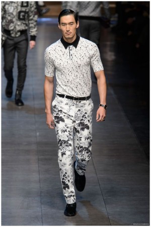 Dolce Gabbana Menswear Fall Winter 2015 Collection Milan Fashion Week 037