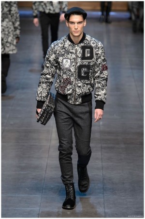 Dolce Gabbana Menswear Fall Winter 2015 Collection Milan Fashion Week 038