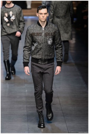 Dolce Gabbana Menswear Fall Winter 2015 Collection Milan Fashion Week 047