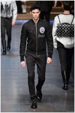 Dolce Gabbana Menswear Fall Winter 2015 Collection Milan Fashion Week 070