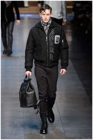 Dolce Gabbana Menswear Fall Winter 2015 Collection Milan Fashion Week 073