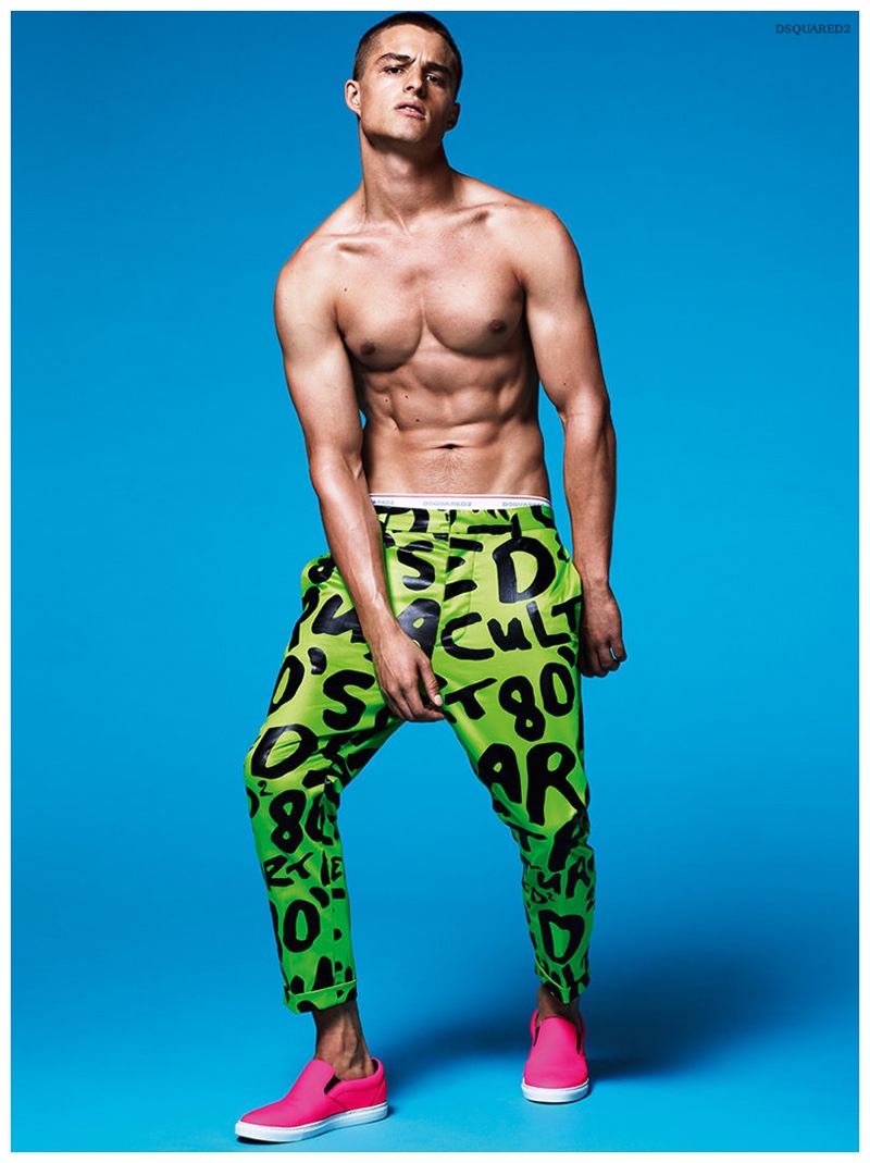 Dsquared2 Spring/Summer 2015 Men's Campaign Explodes with Color