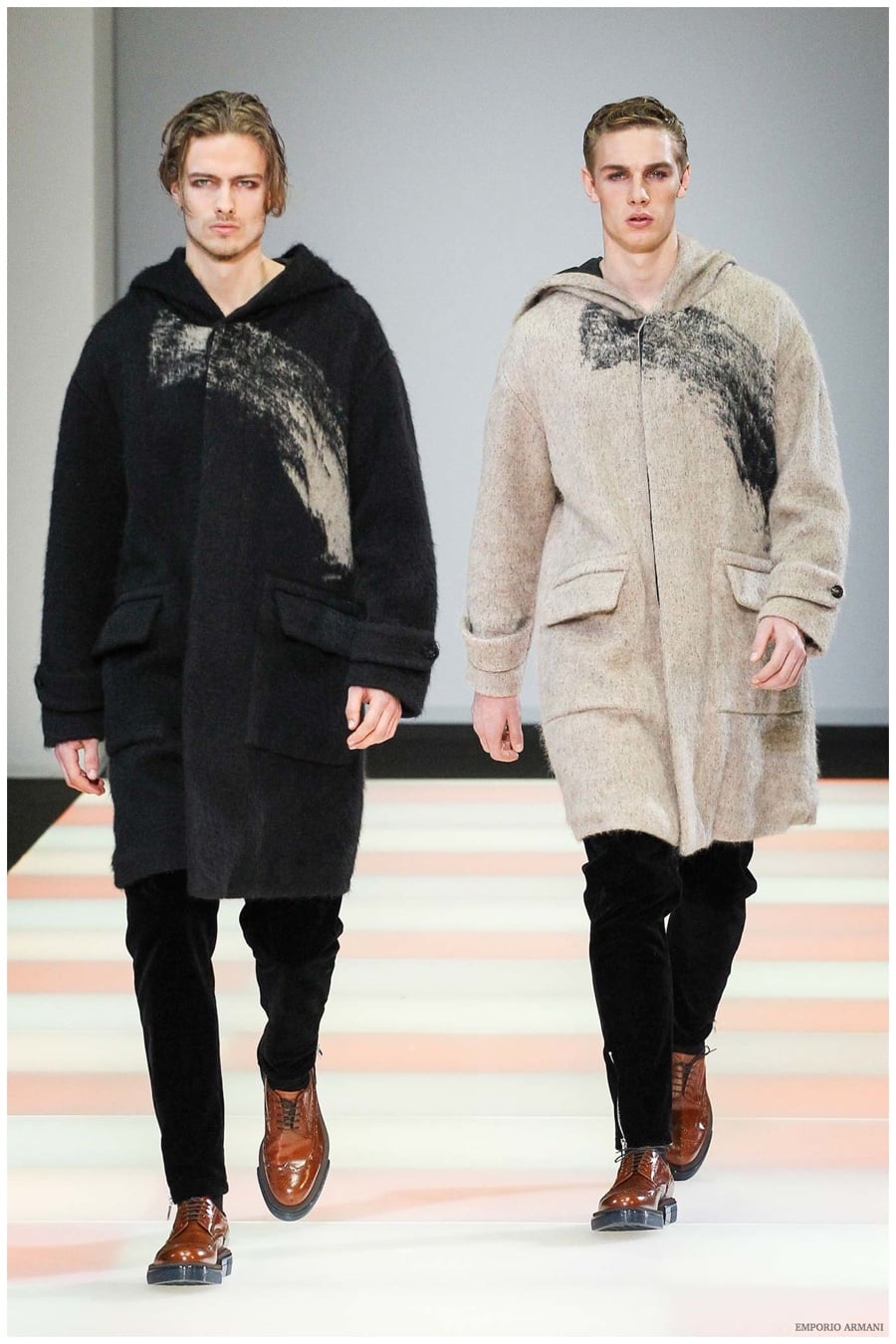 Emporio Armani Menswear Fall Winter 2015 Collection Milan Fashion Week