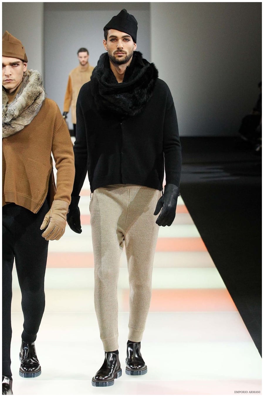 Emporio Armani Menswear Fall Winter 2015 Collection Milan Fashion Week