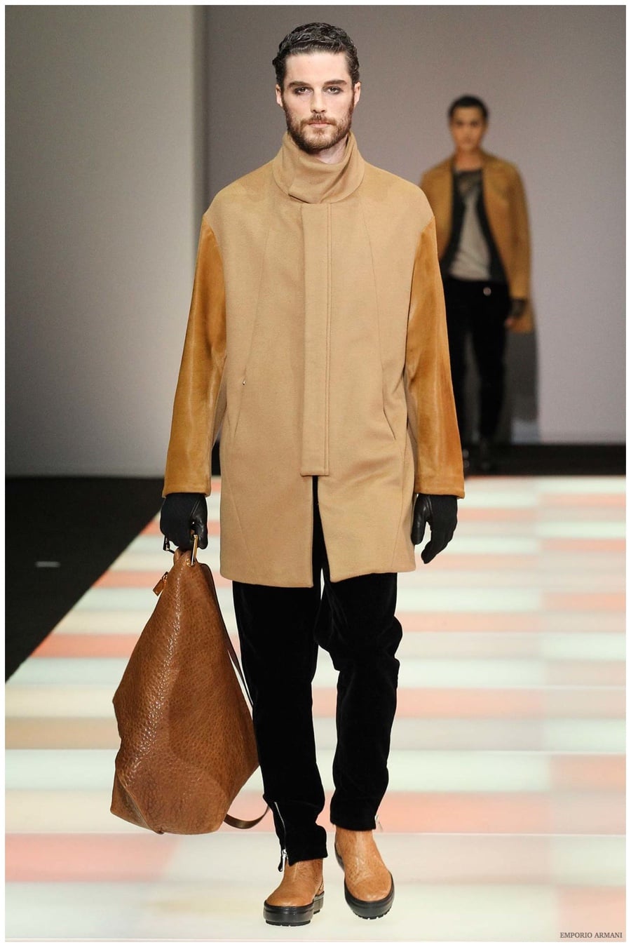 Emporio Armani Menswear Fall Winter 2015 Collection Milan Fashion Week
