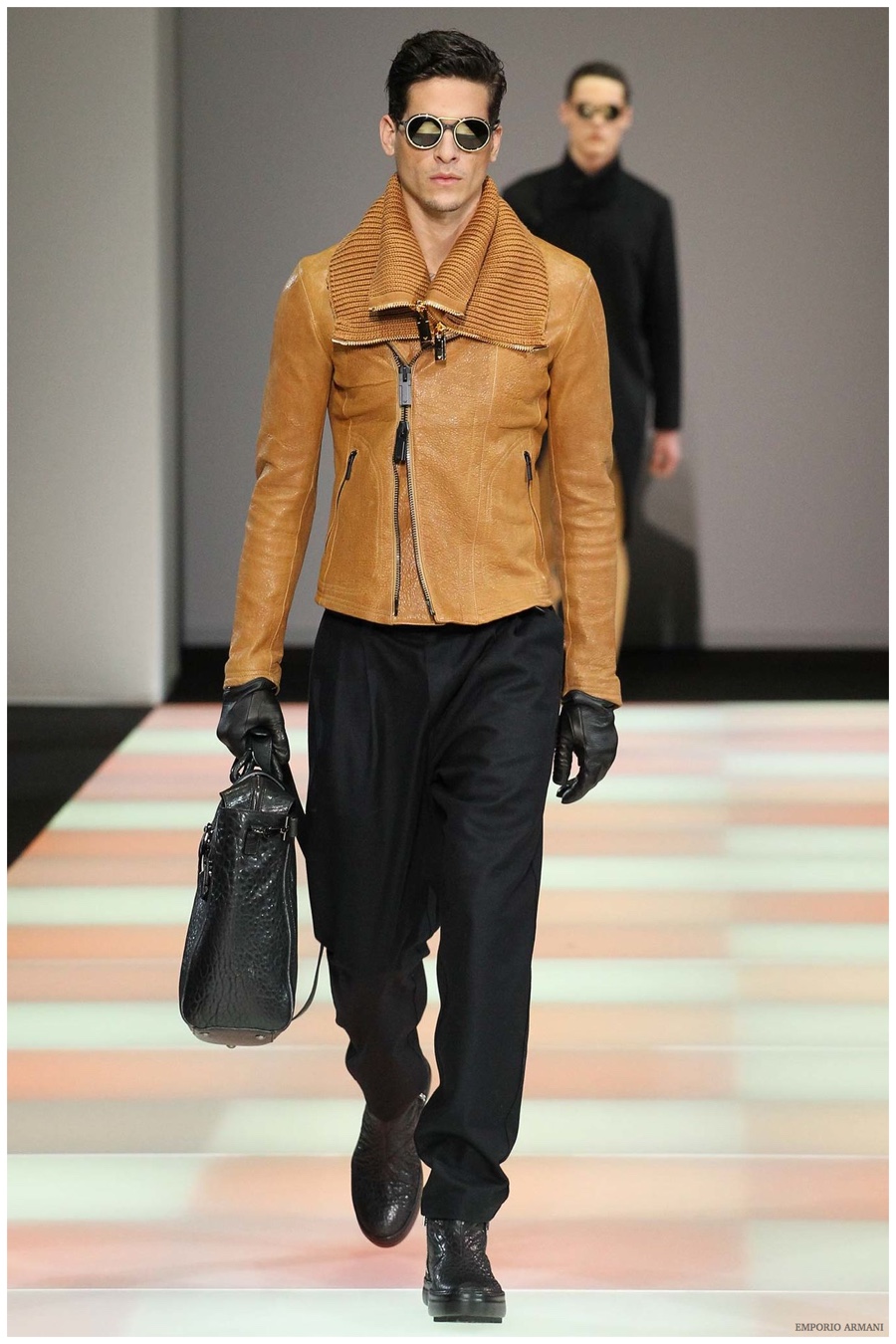 Emporio Armani Menswear Fall Winter 2015 Collection Milan Fashion Week