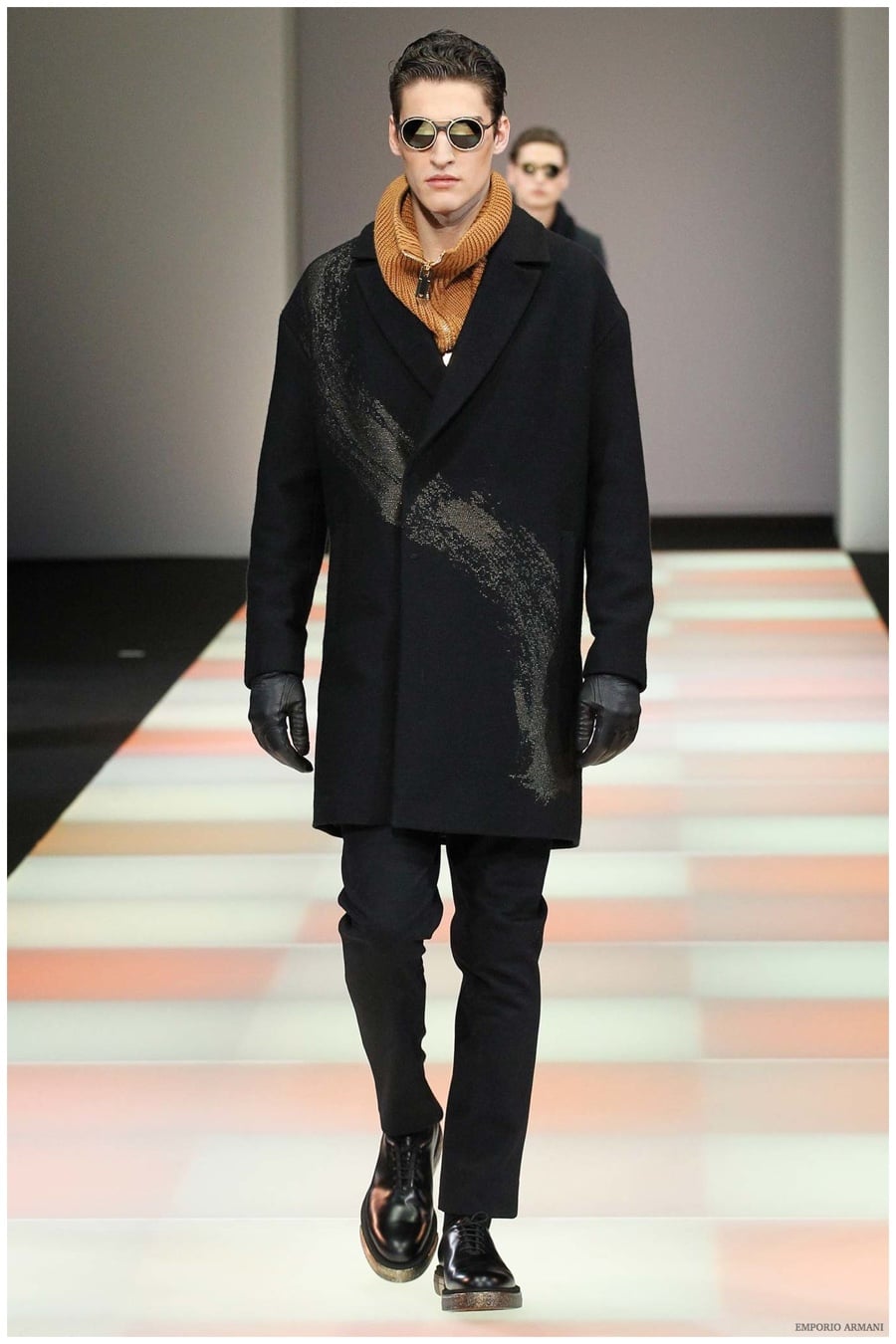 Emporio Armani Menswear Fall Winter 2015 Collection Milan Fashion Week